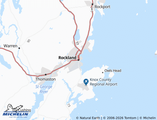 Mappa MICHELIN Rockland - ViaMichelin