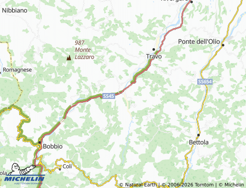 MICHELIN-Landkarte Perino - ViaMichelin