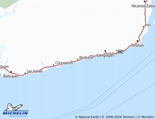 Mappa MICHELIN Binduyan - ViaMichelin