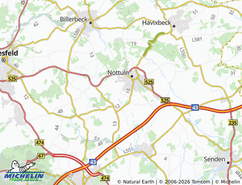 MICHELIN Stockum map - ViaMichelin