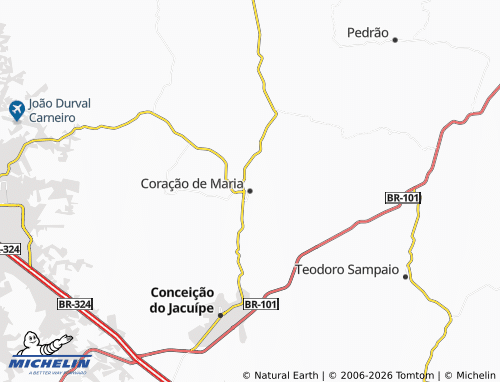 Mappa MICHELIN Coração de Maria - ViaMichelin