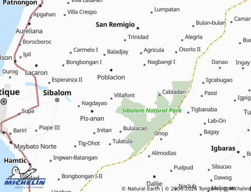 MICHELIN Imparayan map - ViaMichelin