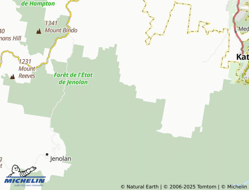 MICHELIN Ganbenang map - ViaMichelin