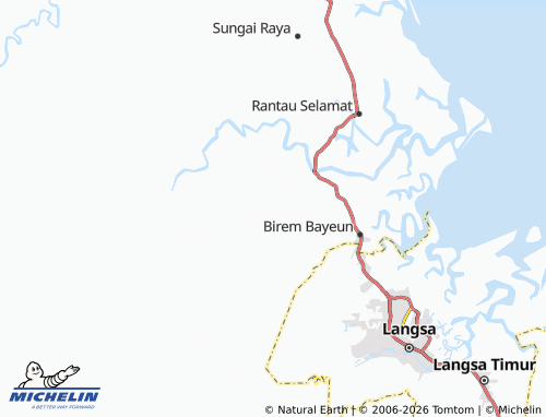 MICHELIN Paya Bili II map - ViaMichelin