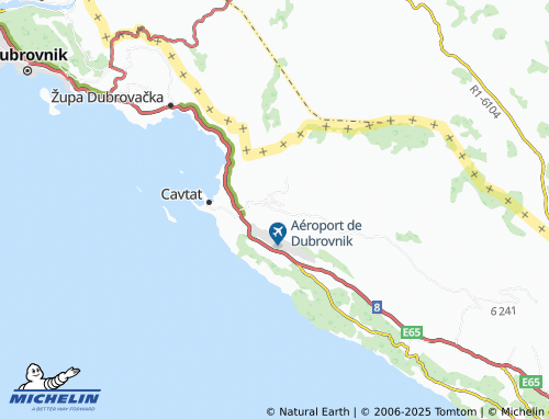 MICHELIN Uskoplje map - ViaMichelin