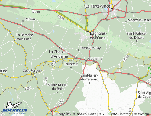 MICHELIN Haleine map - ViaMichelin