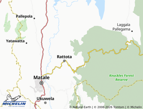 Mappa MICHELIN Polwattakanda - ViaMichelin
