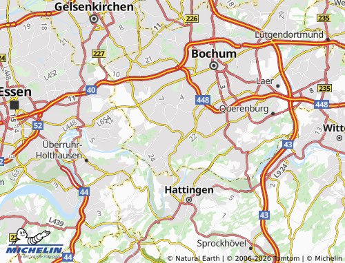 MICHELIN Munscheid map - ViaMichelin