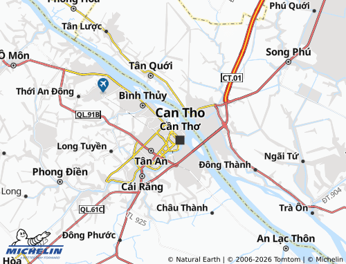 MICHELIN Thới Bình map - ViaMichelin