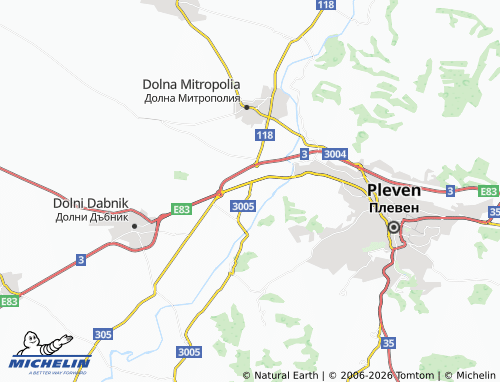 MICHELIN Yasen map - ViaMichelin