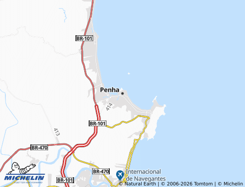 Mapa MICHELIN Penha - ViaMichelin