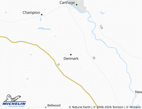 Mapa MICHELIN Denmark - ViaMichelin