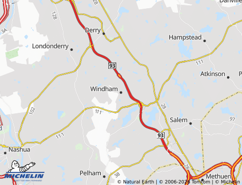 Mapa MICHELIN Windham - ViaMichelin