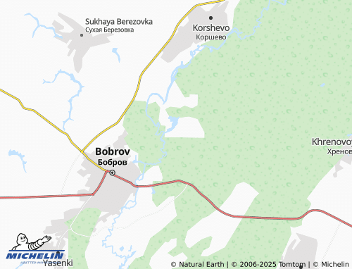 MICHELIN Duginka map - ViaMichelin
