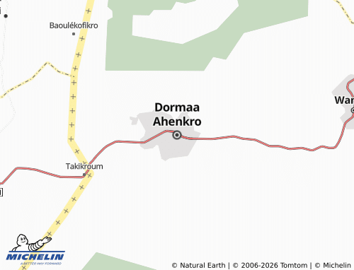 MICHELIN Dormaa Ahenkro map - ViaMichelin