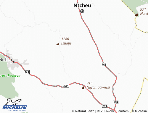 Mappa MICHELIN Mthinda - ViaMichelin