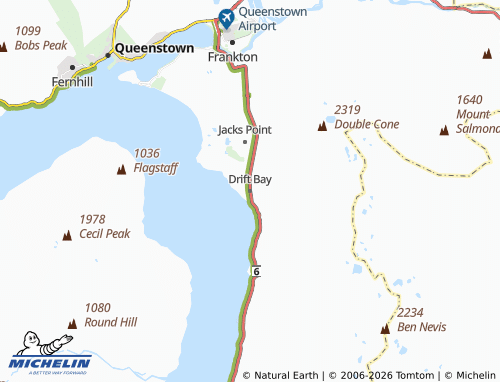 Mapa MICHELIN Drift Bay - ViaMichelin