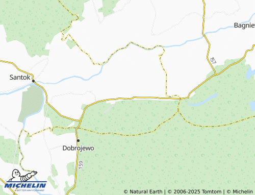 MICHELIN Lipki Wielkie map - ViaMichelin
