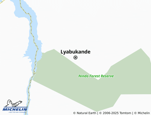 MICHELIN Lyabukande map - ViaMichelin