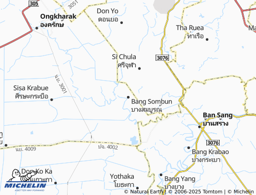 MICHELIN-Landkarte Bang Sombun - ViaMichelin