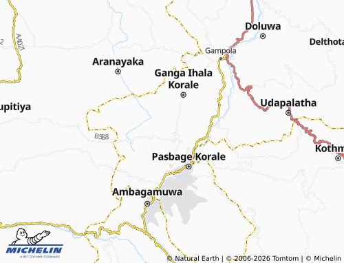 Mappa MICHELIN Udahenthenna - ViaMichelin