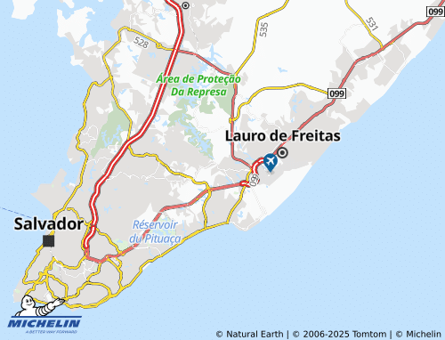 Carte MICHELIN São Cristóvão - ViaMichelin