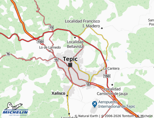Kaart MICHELIN Lomas de La Cruz, Sutsem - ViaMichelin