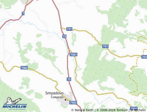 Mappa MICHELIN Ivanski - ViaMichelin