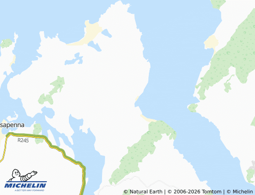 Kaart MICHELIN Portsalon - ViaMichelin