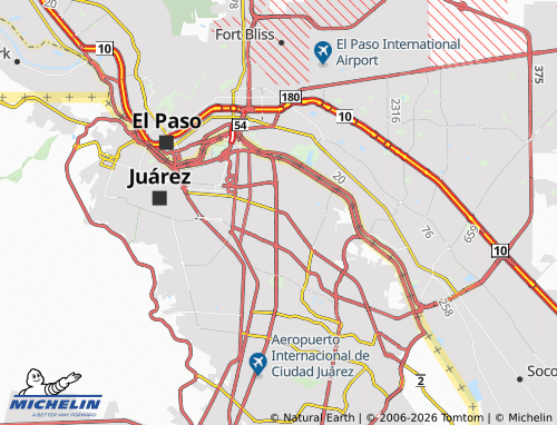 Mappa MICHELIN Crucero - ViaMichelin