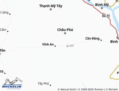 Mapa MICHELIN Vĩnh Bình - ViaMichelin