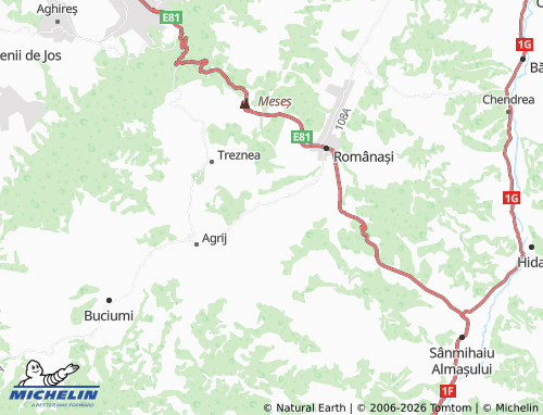 Mapa MICHELIN Păușa - ViaMichelin