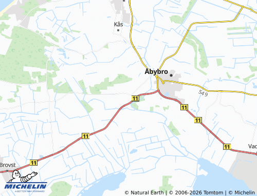 MICHELIN Birkelse map - ViaMichelin