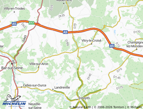 Mapa MICHELIN Bertignolles - ViaMichelin