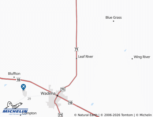 Mapa MICHELIN Leaf River - ViaMichelin