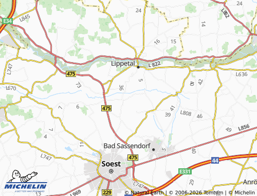 MICHELIN Brockhausen map - ViaMichelin