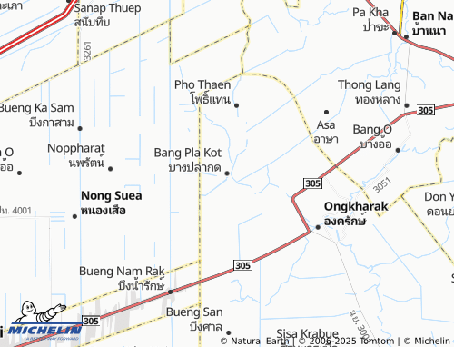 MICHELIN Bang Pla Kot map - ViaMichelin