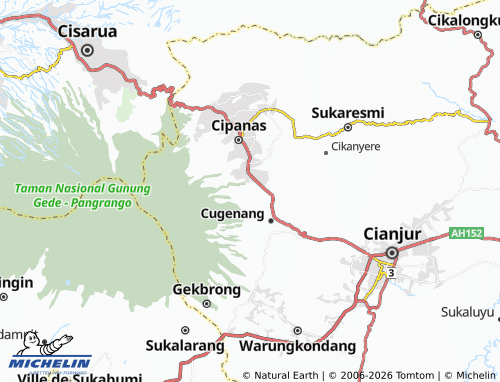 Carte MICHELIN Ciputri - ViaMichelin