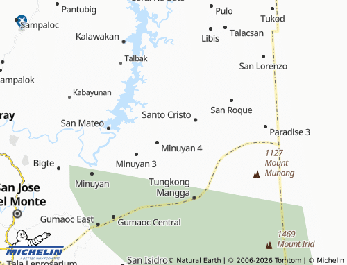 MICHELIN Minuyan 5 map - ViaMichelin