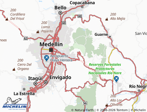 Carte MICHELIN La Sierra - ViaMichelin