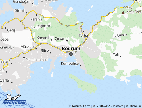 Mappa MICHELIN Bodrum - ViaMichelin