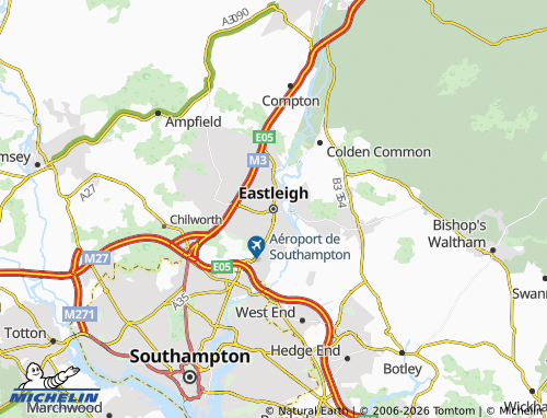 MICHELIN Eastleigh map - ViaMichelin