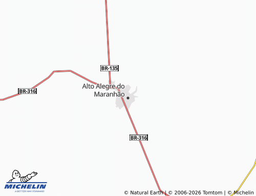 Mappa MICHELIN Alto Alegre do Maranhão - ViaMichelin