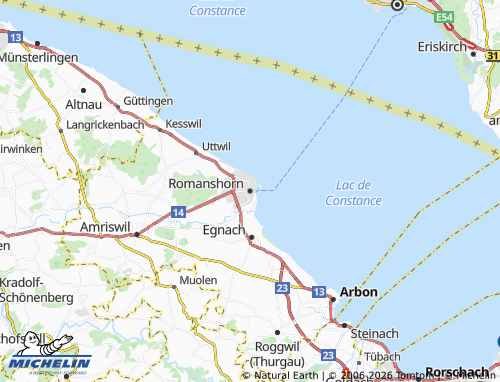 Mappa MICHELIN Romanshorn - ViaMichelin