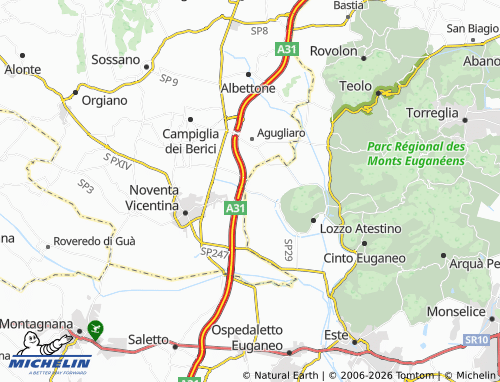 Mappa MICHELIN Ponte Schievano - ViaMichelin