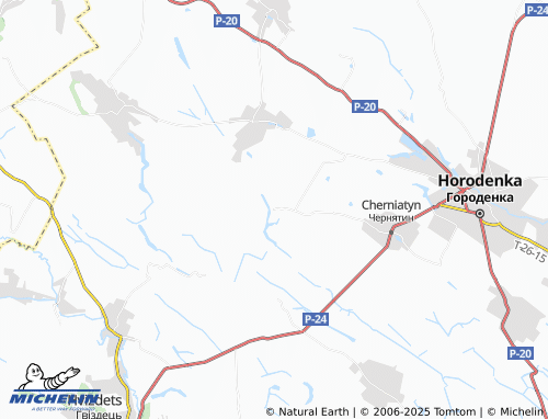 MICHELIN-Landkarte Vikno - ViaMichelin