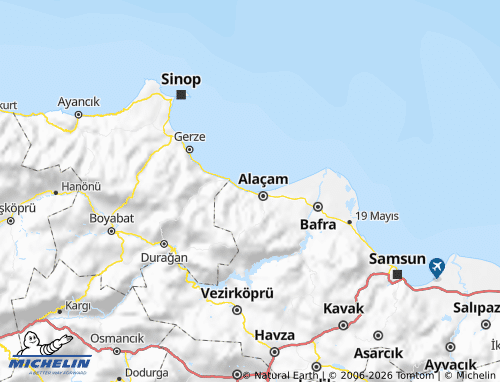 MICHELIN Yakakent map - ViaMichelin