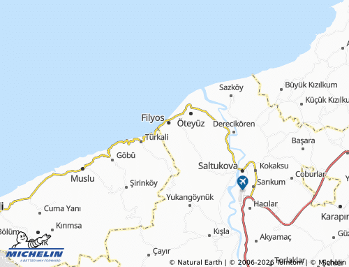 MICHELIN Kocaali map - ViaMichelin