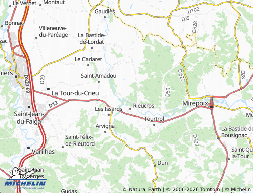 Mappa MICHELIN Vals - ViaMichelin