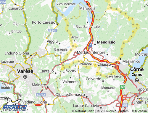 Carte MICHELIN Stabio - ViaMichelin